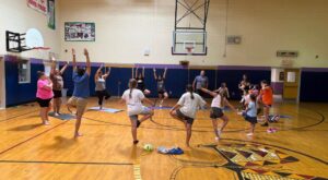 Holistic Life Foundation yoga session at St. Regis Mohwak School