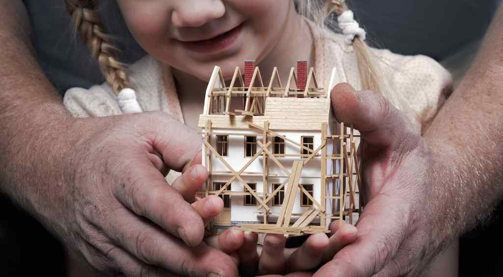 toy house scaffolding